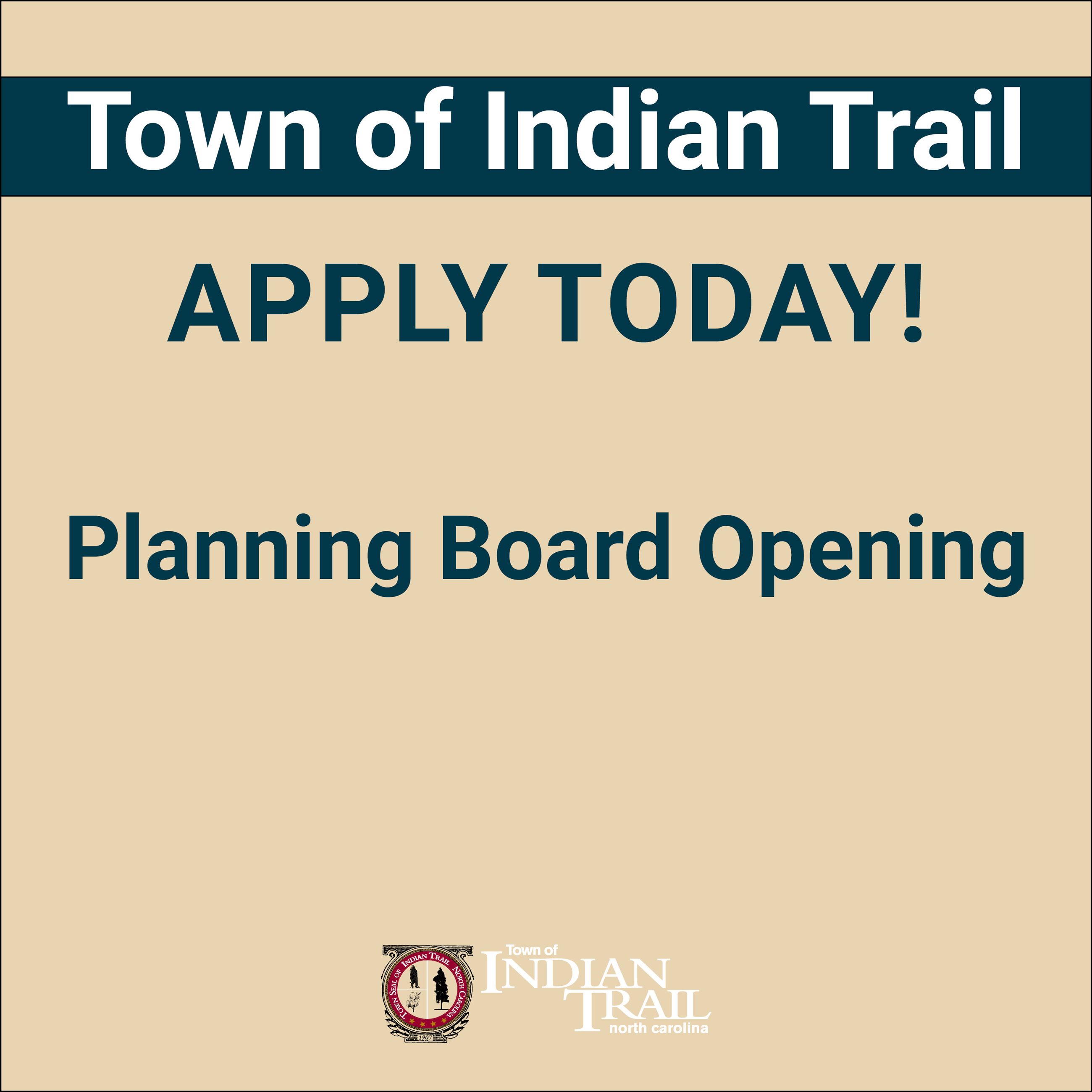 Planning Board Opening