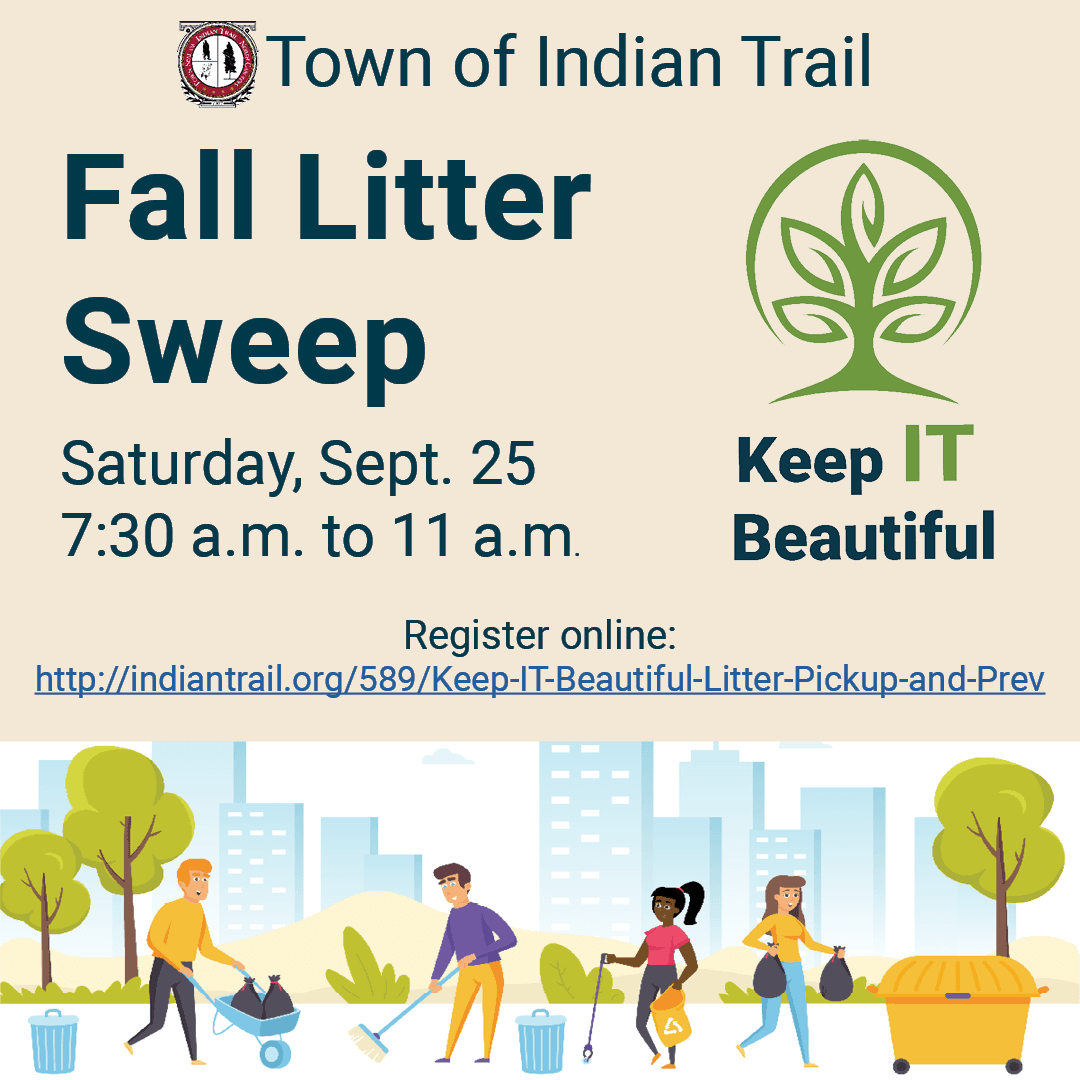 2021 Fall Litter Sweep on Sept. 25 at 7:30 a.m.