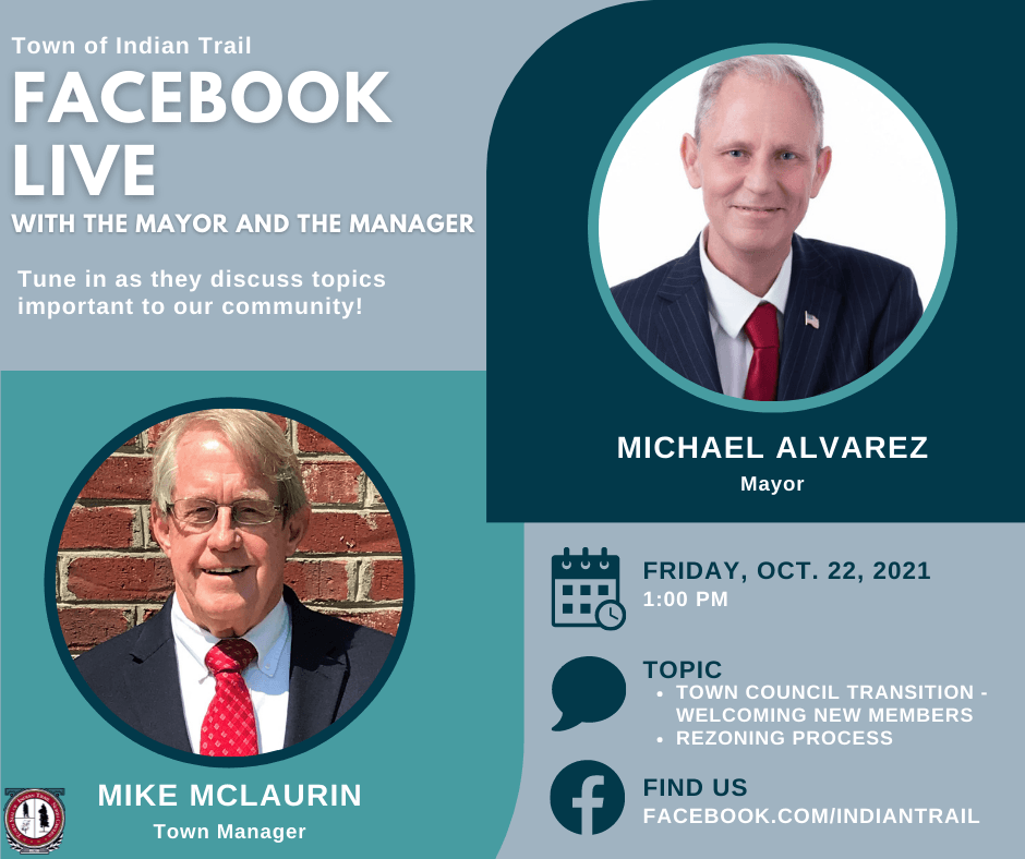 Live Stream with the Mayor and the Manager - Nov. 19