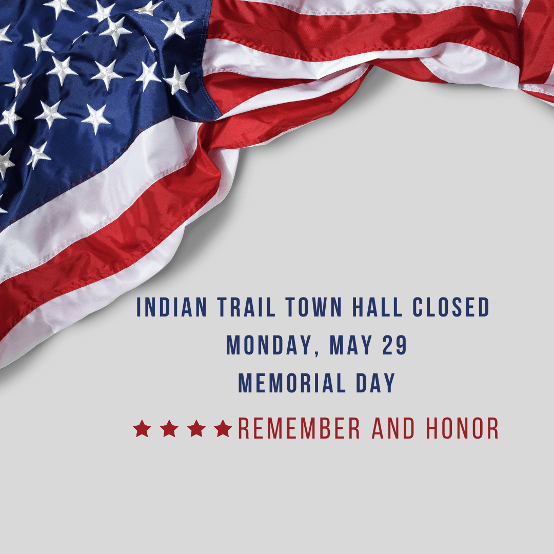 Town Hall Closed for Memorial Day