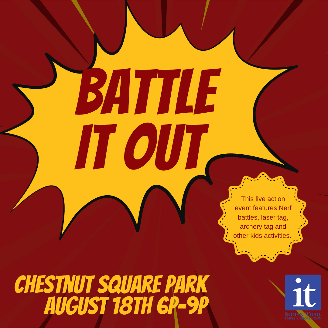 Battle IT Out on Friday, Aug. 18, from 6-9 p.m. at Chestnut Square Park