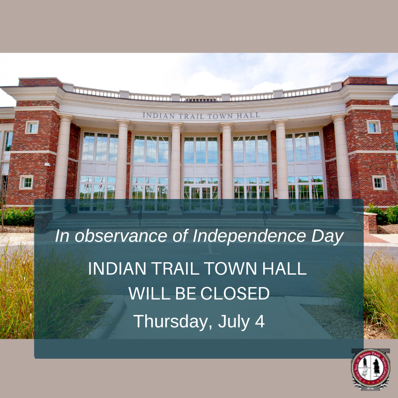 Town Hall Closed - July 4
