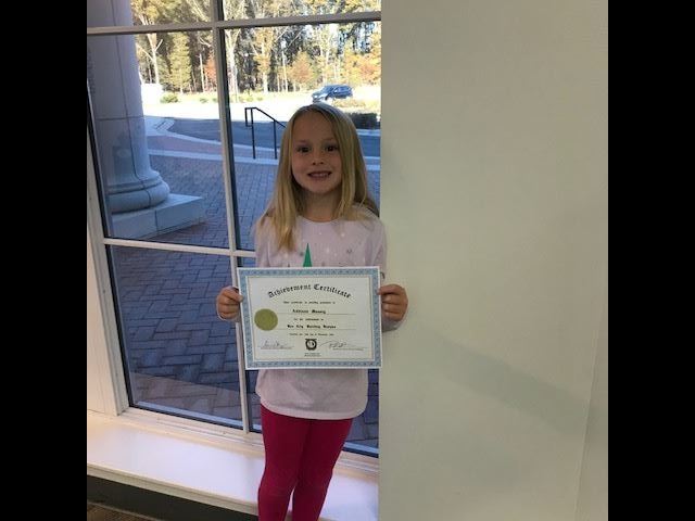 Addison Massey certificate